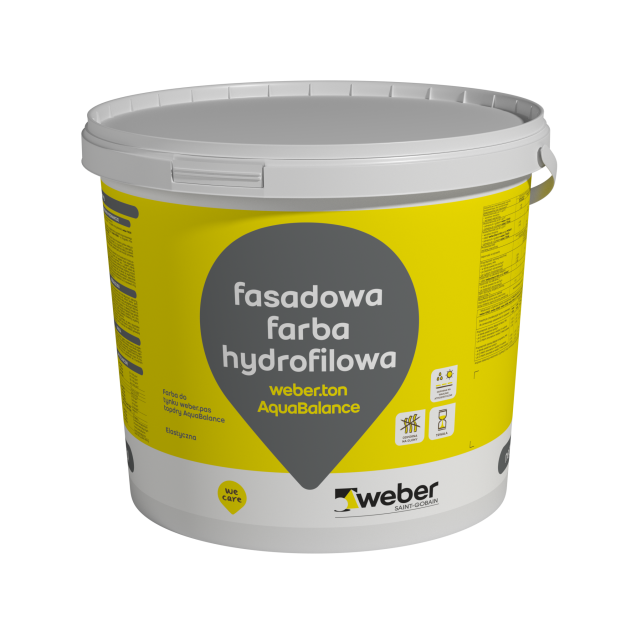 AquaBalance farba do tynków hydrofilowych 25kg baza