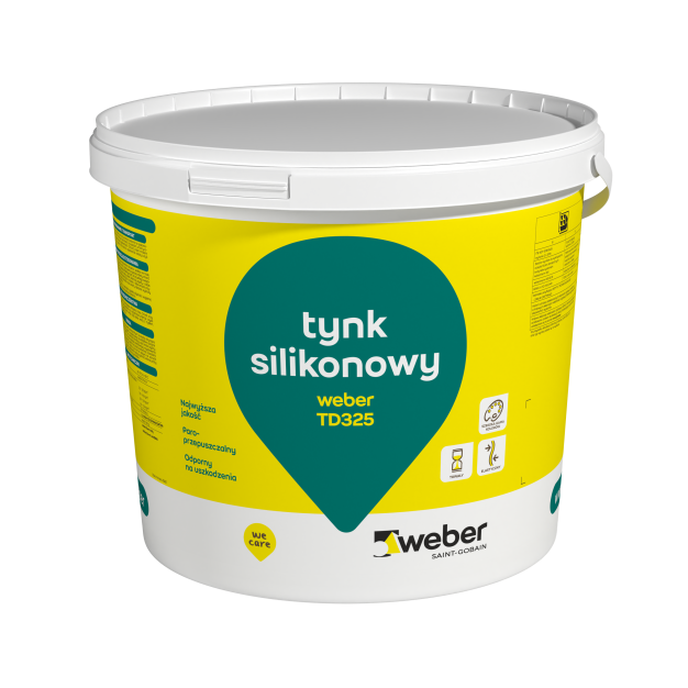 TD325 tynk silikonowy 30kg 1,5mm BAZA BIAŁA