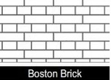 Visage szablon cegła Boston Brick 15 szt./15m2