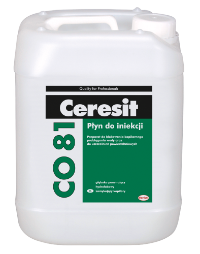 CO81 płyn do iniekcji zawilgoconych murów 30 kg