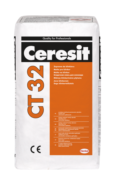 CT32  Zaprawa do mur. i fug. do klinkieru grafit 25kg