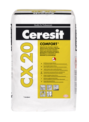 * CX20 Comfort zaprawa do montażu i napraw 5kg