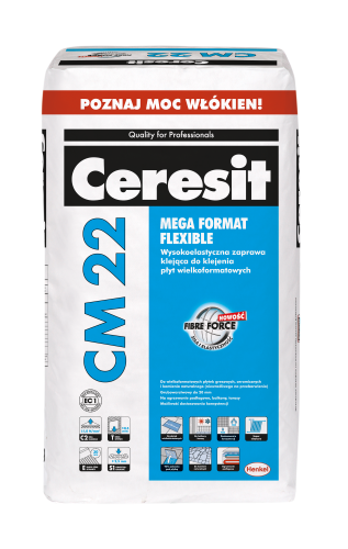 CM22 Wysokoelast. Klej do płytek wielkiformat 20kg