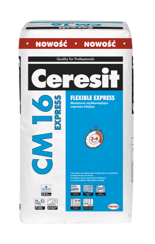 CM16 EXPRESS Eelastczny szybkowią. klej 25kg