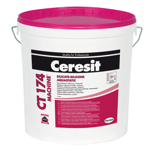 CT174 MACHINE -tynk silikat-silikon 1 mm 25kg KOLOROWY