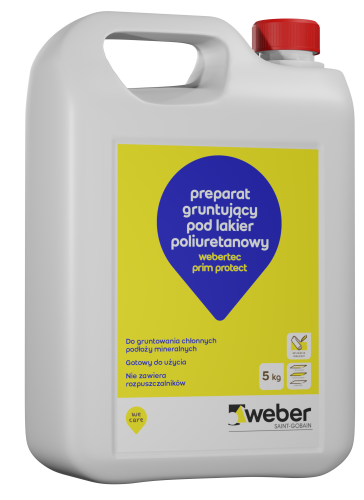 WEBER.tec prim protect grunt pod lakier poliuretanowy 5kg