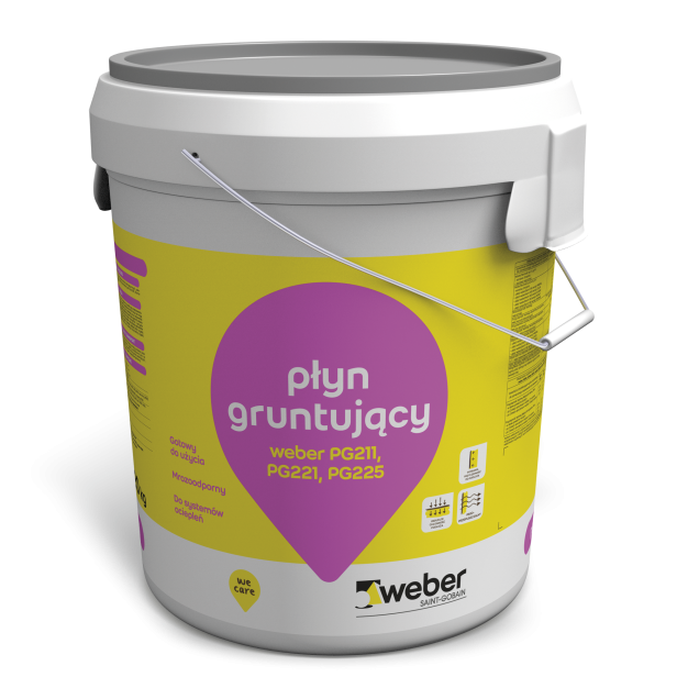 PG221 płyn gruntujący H000 20kg Grafitowy