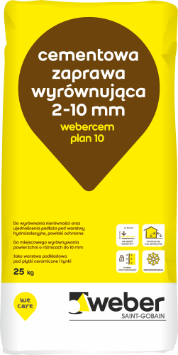 * PLAN 10 cementowa zaparawa wyrównująca 2-10mm 25kg