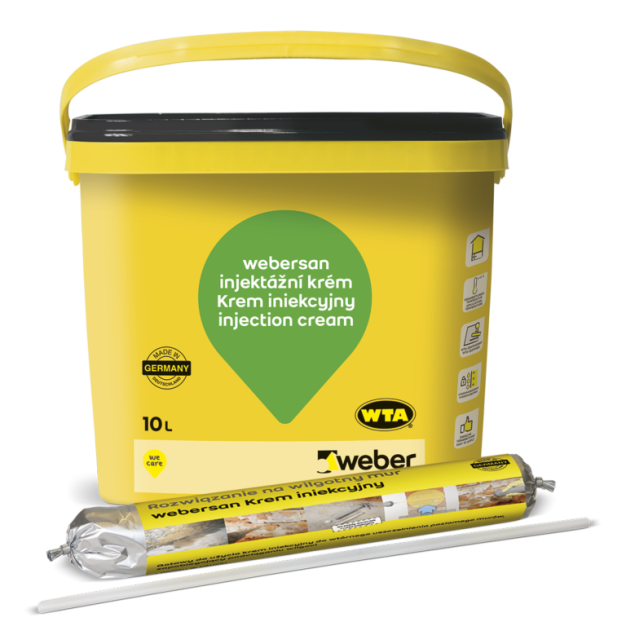 SAN Krem iniekcyjny do wtórnej izolacji poziomej muru 10l