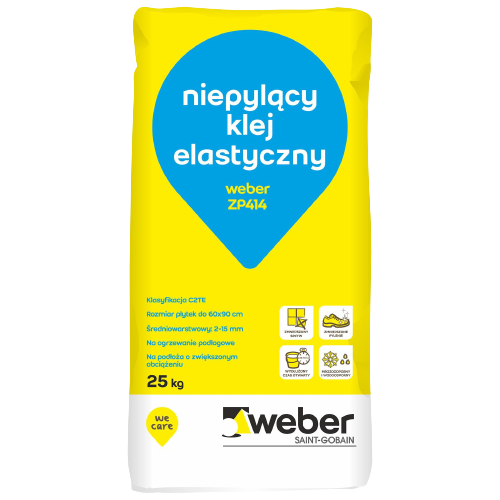 * ZP414 niepylący elastyczny cementowy klej do płytek 25kg