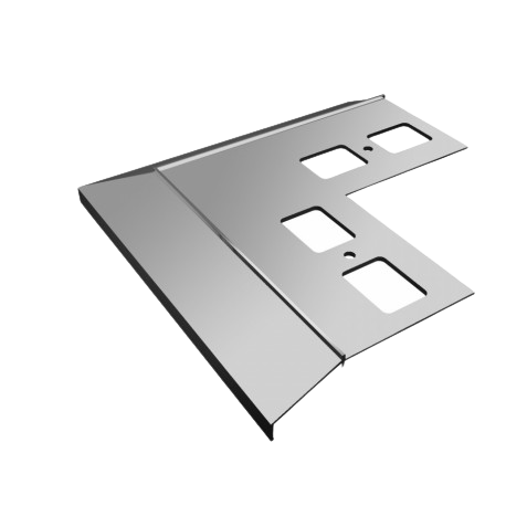 RENO K100 Narożnik zewnętrzny 90 stopni grafit RAL 7024