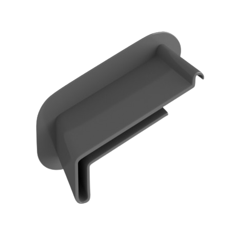 RENO K100 Odbojnik przyścienny lewy+prawy grafit RAL 7024