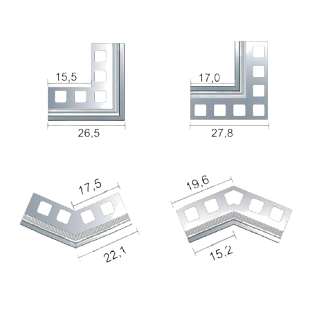 RENO K30 Narożnik zewnętrzny 135 stopni szary RAL 7037