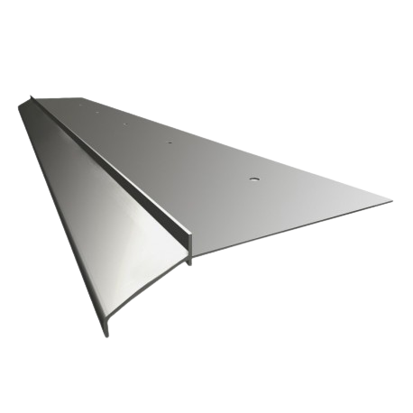 RENO K10 profil okapowy prosty 2mb brąz RAL 8019