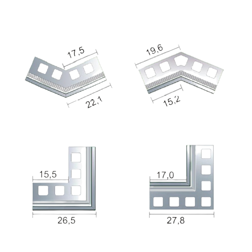 RENO K20 Narożnik zewnętrzny 135° Nz20/135 szary RAL 7037
