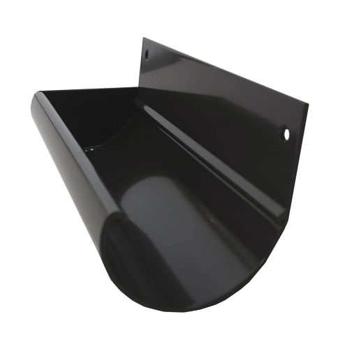 RENO R50 Zaślepka rynny dł/8cm ( prawa+lewa) grafit RAL 7024