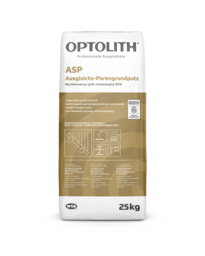 ASP Ausgleichs Porengrundputz wyrównawczy tynk renowacyjny 25kg