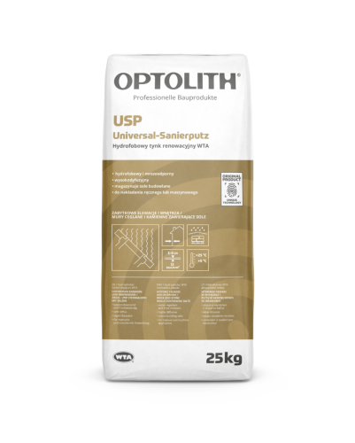 USP Universal Sanierputz hydrofobowy tynk renowacyjny 25kg biały