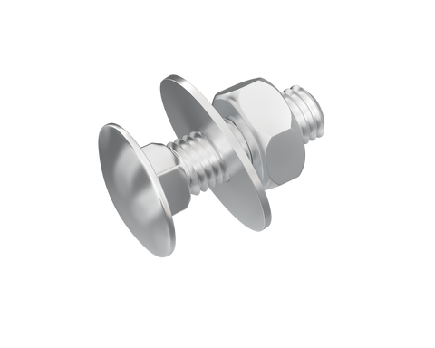 Śruba M8 z nakrętką i podkładkami