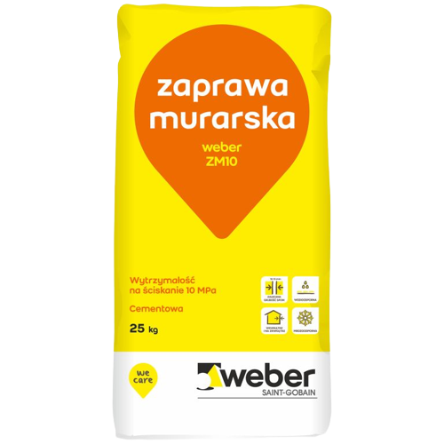 ZM10 cementowa zaprawa murarska 10MPa 25kg