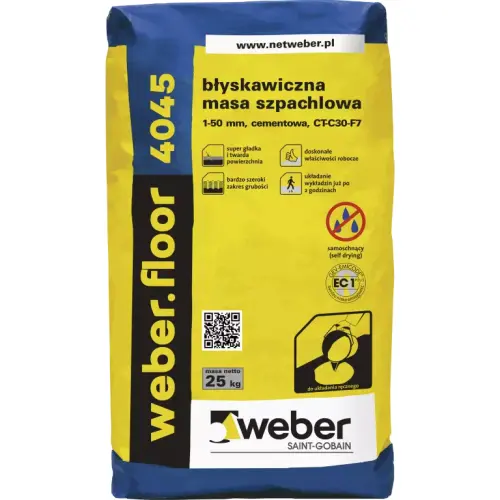 * Floor 4045 błyskawiczna masa szpachlowa 1-50mm 25kg