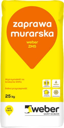 ZM5 cementowa zaprawa murarska 5MPa 25kg