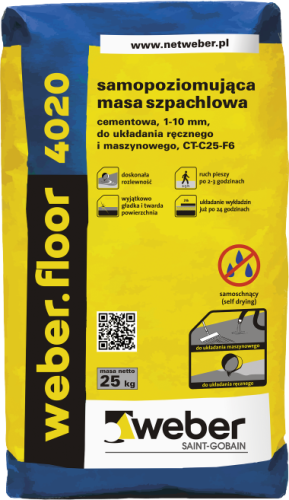 * Floor 4020 zaprawa samopziomująca masa szpachlowa 1-10mm