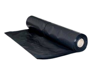 Folia czarna TYP200 4m x 25m = 100m2 budowlana 0,2