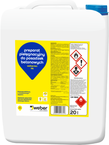 Tec PA Rozpuszczalnikowy preparat do pielęgnacji posadzek betonowych 20l