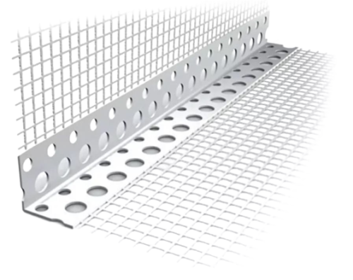 * Narożnik aluminiowy z siatką   7x7  2,5 mb