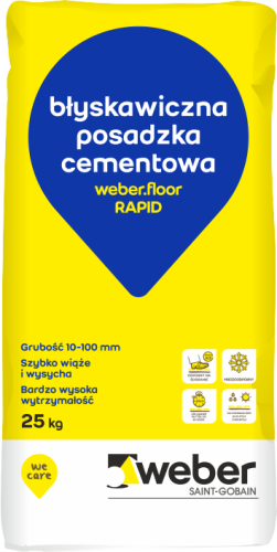 * Floor RAPID błyskawiczna posadzka i jastrych cementowy, 10-100 mm 25kg