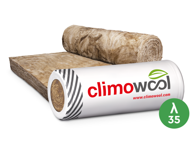 DF35 wełna mineralna w rolkach Climowool 5cm lambda 035 paleta=311,04m2