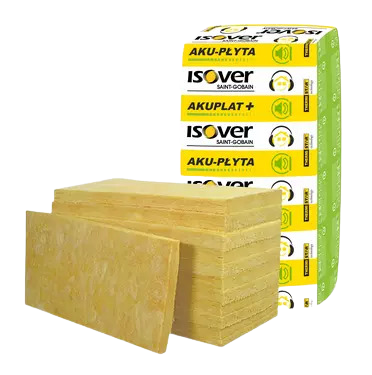 * Wełna mineralna Isover AKU-PŁYTA lambda 037 10cm  paczka=7,2 m2  paleta=144m2