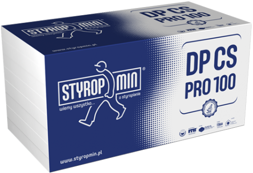STYROPMIN Dach-Podłoga PRO biały styropian 100 lambda 036 4cm oap=0,3m3 7,5m2