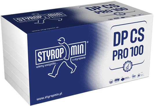 STYROPMIN Dach-Podłoga PRO biały styropian 100 lambda 036 9cm oap=0,27m3 3m2