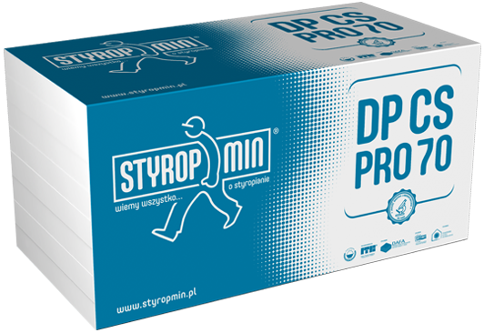 STYROPMIN Dach-Podłoga PRO biały styropian 70 lambda 038 13cm oap=0,26m3 2m2