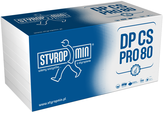 STYROPMIN Dach-Podłoga PRO biały styropian 80 lambda 037 14cm oap=0,28m3 2m2
