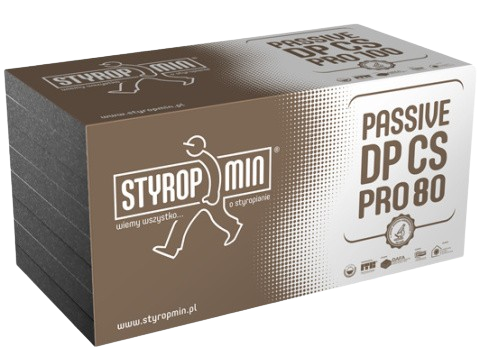 STYROPMIN Dach-Podłoga Passive grafitowy styropian PRO 80 lambda 031 17cm oap=0,26m3 1,5m2