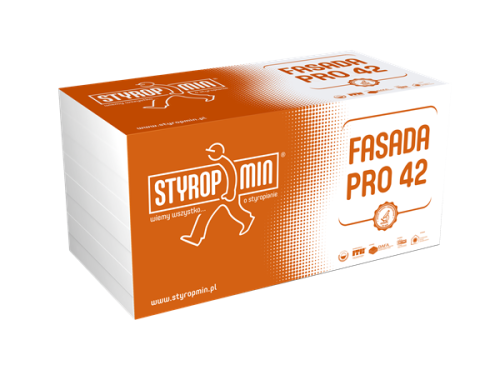 STYROPMIN Fasada biały styropian PRO lambda 042 12cm paczka=0,3m3 2,5m2