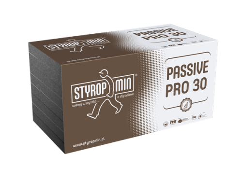 STYROPMIN Fasada Passive grafitowy styropian PRO lambda 030 12cm paczka=0,3m3 2,5m2