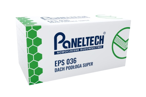 Styropian dach podłoga biały lambda 036   SUPER gr.1 cm paczka=0,3m3 30m2