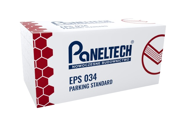 Styropian parkingowy biały lambda 034  STANDARD gr.7 cm paczka=0,28m3 4m2