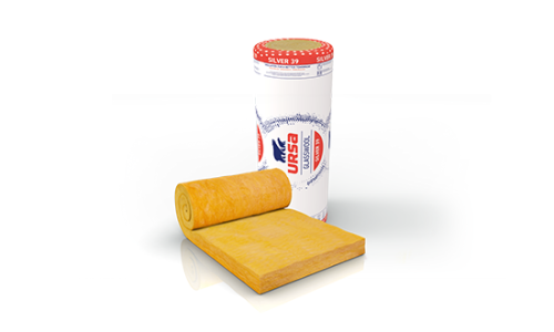 Silver 39 wełna mineralna w rolkach Ursa 5 cm lambda 039 paleta 525m2