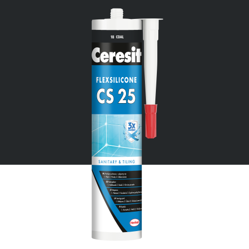 18 - Silikon Sanitarny Ceresit CS-25 coal