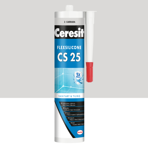 03 - Silikon Sanitarny Ceresit CS-25 carrara
