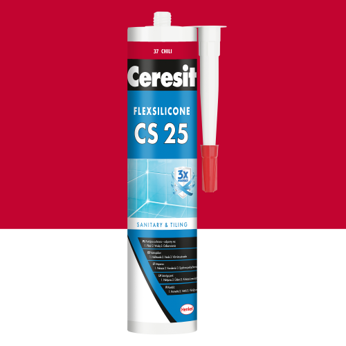 37 - Silikon Sanitarny Ceresit CS-25 chili