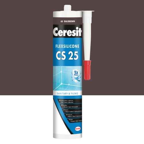 60 - Silikon sanitarny Ceresit CS-25 balibrown