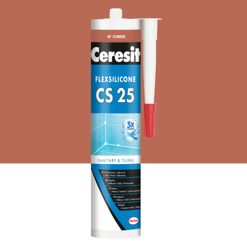 49 - Silikon Sanitarny Ceresit CS-25 clinkier