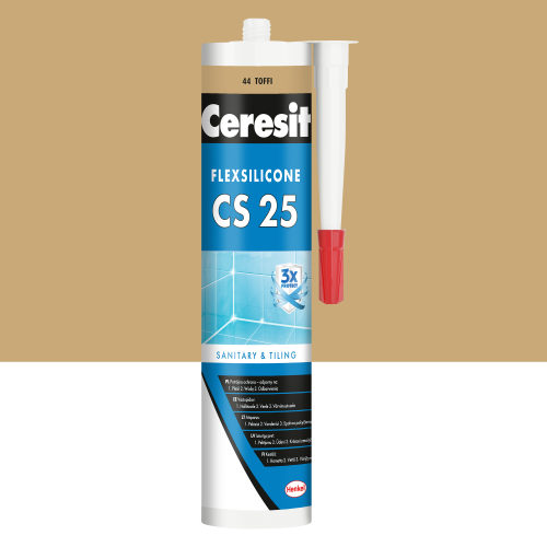 44 - Silikon sanitarny Ceresit CS-25 toffi