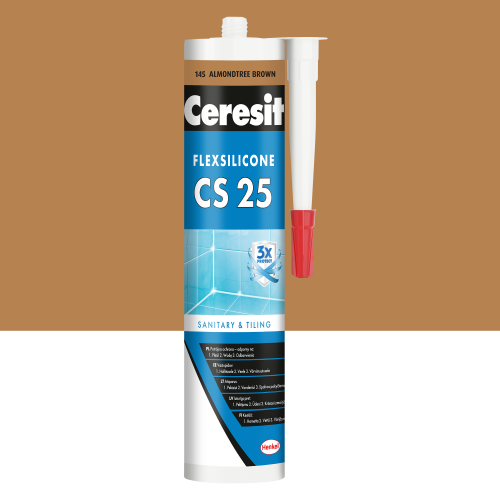 145 - Silikon Sanitarny Ceresit CS-25 almond brown